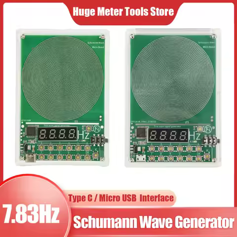 7.83Hz Schumann Wave Generator 0.1Hz~100KHz Adjustable Frequency for Sleep Relaxation Healing Type C