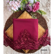 COMBO BORDERLACE CHENDANA DENGAN KAIN TOYOBO BIDANG 60 By Inspirasi Amira Kota Bharu