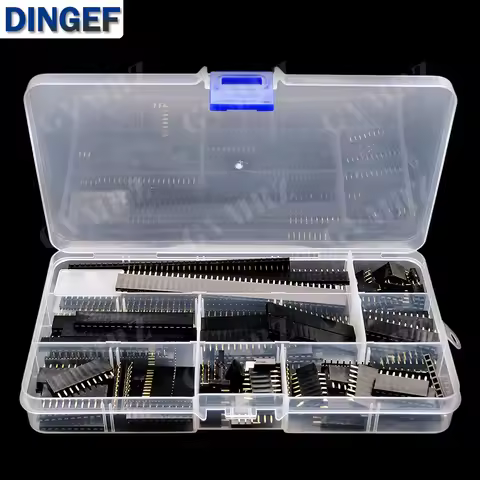 120PCS/box 2.54mm single row pin socket Female Header connector 4PIN 6PIN 8PIN 10PIN 12PIN 16PIN 40P