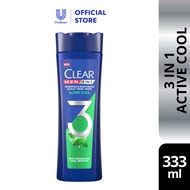 Clear Men 3 in1 Shampoo & Body Wash Active Cool 333ml