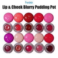 [FWEE] Lip & Cheek Blurry Pudding Pot 4g (35 Shades) | Korean Multi-Use Matte Tint – Soft-Focus Lip 
