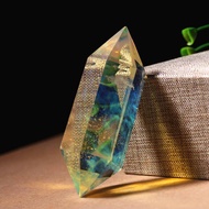 BOKALI 1PCS New 6-6.5Cm Châu Á Hiếm Citrine Thạch Anh Pha Lê Lục Giác Wand Point Chữa Bệnh Bằng Đá