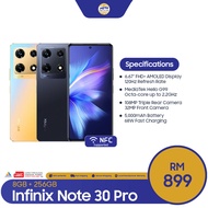 Infinix Note 30 Pro (8GB+256GB) Smartphone - Original 1 Year Warranty by Infinix Malaysia