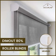 Roller Blind Dimout 80% - Roller Blinds Roller Blinds - Window Blinds - CUSTOM SIZE