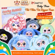 [HỎA TỐC] BABY THREE THỎ THẦN TÀI ZIPPER BAG - Lucky Rabbit - Blindbox quà tặng figure gấu bôngđồ ch