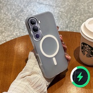 Suitable for VIVO Y31 5G 2025 Y21D 4G phone cases colored new jelly cases wireless magnetic frosted 