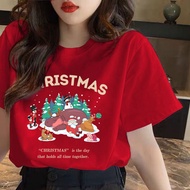 (24 Hours Delivery) Angle Official Christmas T-Shirt With The Words "Happy New Year & Merry Christma