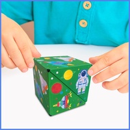 Magnetic Magic Cube Children Magnet Fidget Cube Creative Magnetic Magic Cube Toy 3D Stress Relief Ma