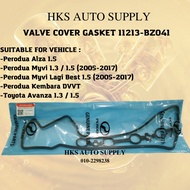 VALVE COVER GASKET PERODUA MYVI/ALZA/MYVI LAGI BEST 1.3,1.5/Toyota Avanza 1.3,1.5 11213-BZ041