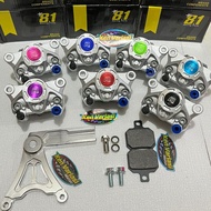 CALIPER + REAR disc BRACKET SATRIA HIU 2T HIU2TAK SATRIA DUMBA formula 81 racing part 8.1 thailand 2