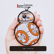 GP-031 SPHERE DROID EMBROIDERY MOVIE ROBOT STAR WARS BB-8 COMPUTER LOGO EMBROIDERY PATCH