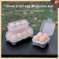 Outdoor Egg Storage Box with Egg Holder Shockproof Portable Transparent Plastic Box 8 Grid 4 Grid 3 