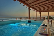 Beautiful Mykonos Villa 11 Bedrooms Villa Atlantis Private Heated Infinity Pool and Outdoor Jacuzzi 