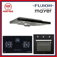 (Bundle) Fujioh FH-GS 5530 SVGL/SVSS Hob + Fujioh FR-MS1990R Slimline Hood + Mayer MMDO9A Oven