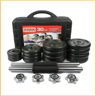 30kg Cast Iron Dumbell Set