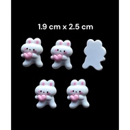 RM3.00/10 pieces : RS-401 - Resin - Glossy - 1.9 cm x 2.5 cm