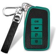 QBUC for Lexus Key Fob Cover, Key Fob Case with Keychain for Lexus 2013-2021 ES is GS NX LS RX RC GX