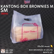 Plastik Bento 4 Sekat isi 50 Kantong Dove muat Box Nasi 18x18 + Dus Snack Ultah Syukuran Ulang Tahun