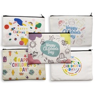 Ready stock in SG CHILDREN'S DAY /TEACHERS' DAY  gifts: printed pencil case /multipurpose pouch/ children' day packaging