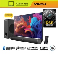 SonicGear StudioBar 600HD DSP Bluetooth 5.0 TV Sound Bar Speaker  | HDMI ARC | 120 Watts