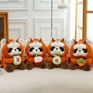 Cute Police Panda Plush Backpack Chengdu Gift Cute Uniform Big Panda Bag Straight Hair