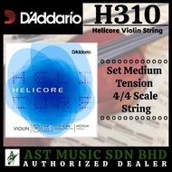 D'addario H310 4/4M Helicore Violin String Set Medium Tension - h310