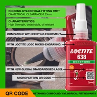FIXTURE TIME 10 min Loctite 638 50ml SHAFT BEARING CYLINDRICAL PARTS FITTING RYOBI SKPRO DAIWA AXLE 