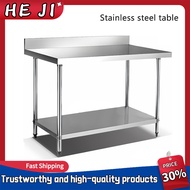 304 stainless steel workbench kitchen storage table kitchen multifunctional workbench stainless stee