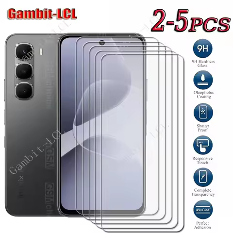 2-5PCS 9H HD Tempered Glass For Infinix Hot 60 5G 6.7" InfinixHot60 Hot60 X6726 X6726B Screen Protec