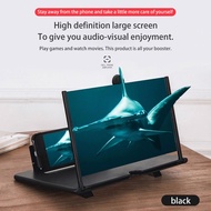 3D 12inch Mobile Phone Screen Magnifier HD Video Amplifier Folding Phone Enlarge Screen Stand Cermin Pembesar Skrin