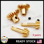 🇲🇾ReadyStock [3330-2] Brass Front & Rear Axle Gear Drive Shaft Gears for WPL B24 B36 C14 C24 MN D90 