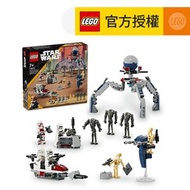 LEGO® Star Wars™ 75372 Clone Trooper™ & Battle Droid™ Battle Pack (玩具,星球大戰玩具,機甲,兒童玩具,禮物,聖誕,新年)