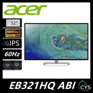 ACER EB321HQ ABI 31.5'' IPS FHD 60HZ MONITOR