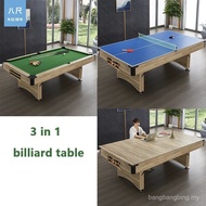 Household 7foot/8-foot indoor folding billiard table free of installation billiard table 3 in 1 bill