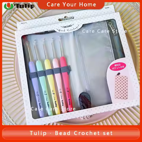 Crochet Tulip Set Tulip Crochet Hooks Set Tulip Needle Kit Embroidery Needle Bead Crochet Beading Ne