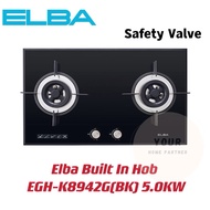 Elba Built In Hob 5.0KW WITH Safety Valve EGH-K8942G(BK)