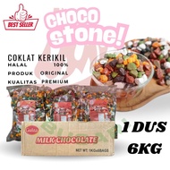 Chocolate Stone 1 CARTON (6KG) - Chocolate Pebbles - Choco Stone Packaging