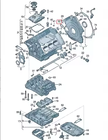 O-ring OE for 06E103181L 06H103484A 06J998907B 0AM301733K 0001540657 0079970348 01037060B 01168BF006