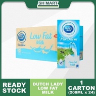 Dutch Lady Uht Low Fat Milk 200ML x 24 (1carton)