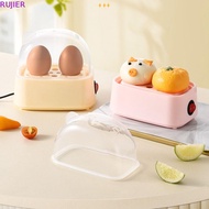 RUJIER Egg Cooker, Rapid Multi Function Electric Eggs Boiler, Cooking|2 Eggs Portable Auto-Off Egg S