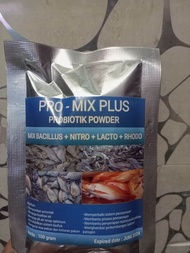Probiotik promix plus 100 gram / probiotik bioflok / kolam bioflok / probiotik ikan / nitrobacter / 