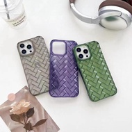 Softcase Silicone Case BRAID SLIM Transparent Silicone Case Transparent 3 Colors For IPHONE 11 12 12