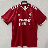 1986-87 Liverpool Home Red Vintage Jersey S-XXL Men's Short Sleeve Sports Jersey AAA