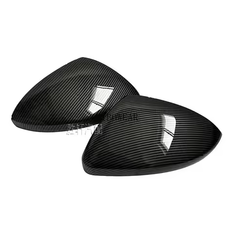 2pc Carbon Side Wing Mirror Cover Cap for Volkswagen Jetta MK7 America 2019-2025 W/O turn signal VII