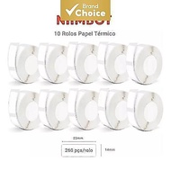 Niimbot D11 D110 D101 10 14x22 A Kertas Label Niimbot D11 D110 D101 10 Gulung 14x22mm Kalis Air Beba