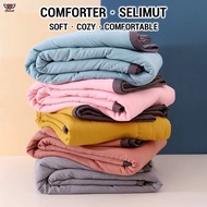 Cotton Comforter Blanket Quilt Selimut Tilam Bedsheet Cadar Premium Comforters Quilts Blankets Singl