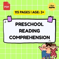 DE8 [PDF SOFTCOPY] Reading Comprehension Preschool Worksheet Literacy and Phonics Age 3+