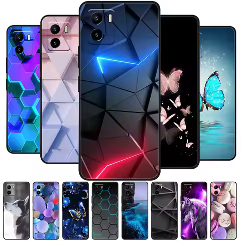 For vivo Y15s Case Phone Cover Silicone Soft Back TPU Covers for VIVO V2120 Case Protective Y 15s vi