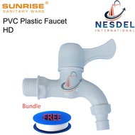 FAUCET PVC Plastic High Quality with Free Teflon Tape (1pc) 1/2 20mm I Nesdel