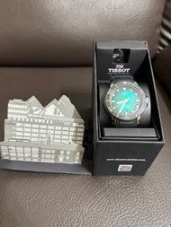 二手近全新TISSOT 天梭 Seastar 1000 海洋之星300米潛水機械錶 綠/43mm